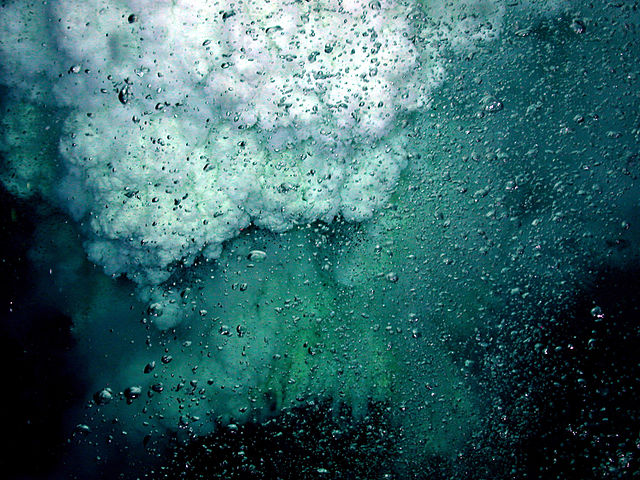 Underwater volcano