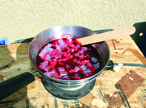 Wax-making process