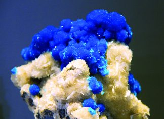 non-zeolite minerals speciment of cavansite