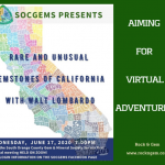 Aiming for Virtual Adventures: Discussing Unusual California Gems