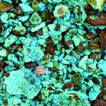 Gemstones of the Bible: Anthrax, Sappheiros, Iaspis up close photo of turquoise
