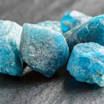 Apatite from Crystals to Phosphate Rock blue-apatite
