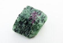 Zoisite: Ruby Rock to Tanzanite Gem zoisite with ruby specimen