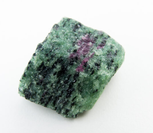 zoisite with ruby specimen