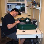 Bill Staggenborg working on Super Maxi Lap