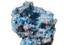 Dyed Hemimorphite Crystal: Spotting Fakes hemimorphite crystal that has been dyed