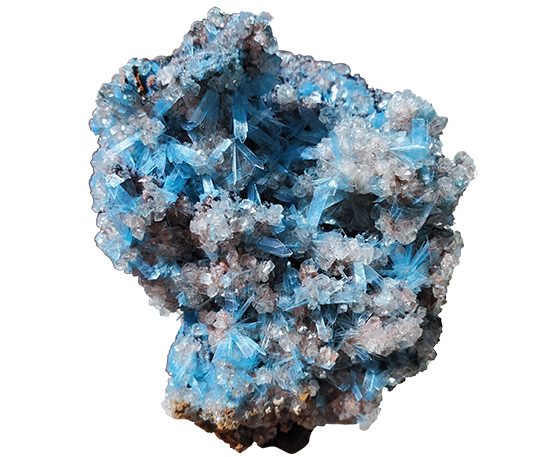 Dyed Hemimorphite Crystal: Spotting Fakes hemimorphite crystal that has been dyed