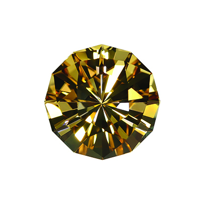 Faceting Focus 021021 1 cropped Trisparkle 12 design done in golden citrine