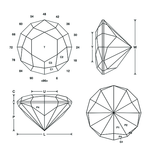 Trisparkle 12 Cut