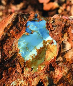 Blue Maiden opal thunderegg