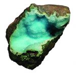 Chrysocolla with quartz