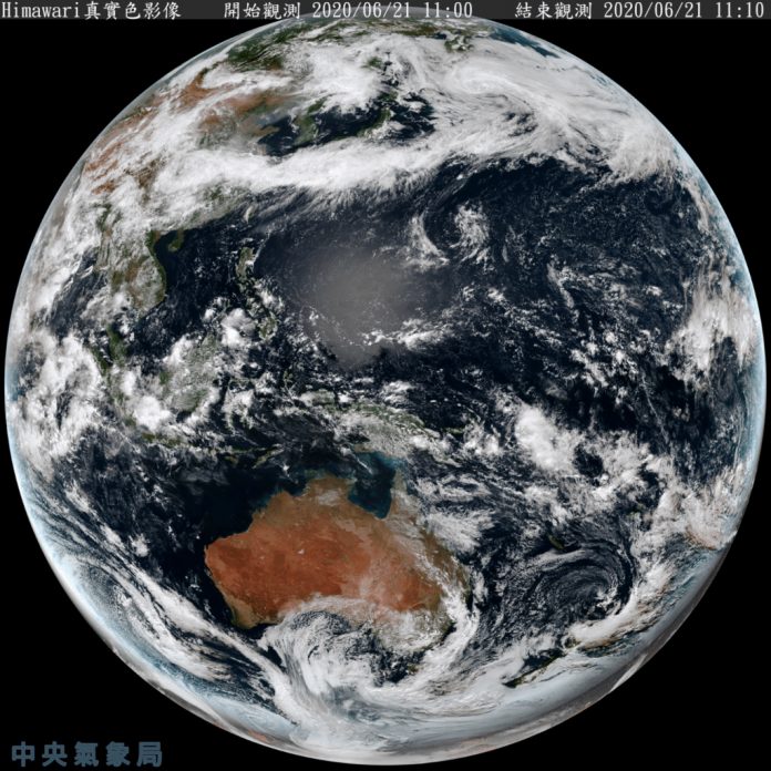 ESIN EarthHighRelief Rotation of earth