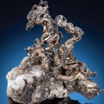 High-grade silver ore from silver mining