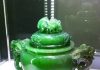 Burmese jadeite ceremonial incense burner