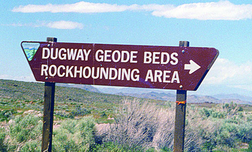 Dugway Geode beds in Utah