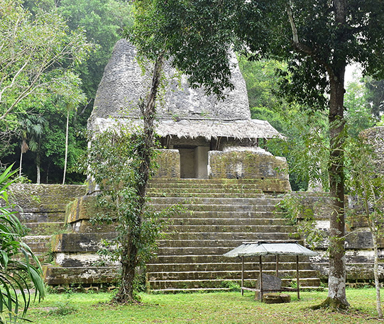 Mayan pyramid structure