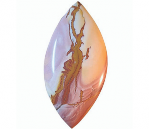 red falcon jasper cabochon