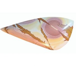 red falcon jasper cabochon