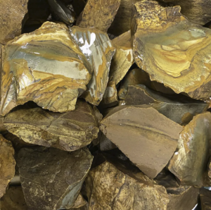 Pile of Owyhee jasper tumbling rough