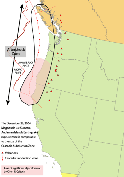 Cascadia subduction zone