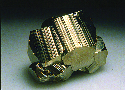 Pyrite with striations