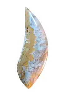 challis plume agate cabochon