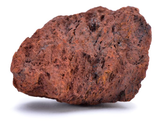 natural iron ore sample