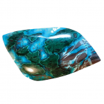 Malachite Cabbing: Beauty & Challenge cabochon cut by malachite cabbing