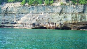 painted rocks national lakeshore in michigan