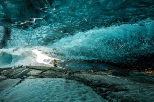 glacier ice cave in alaska
