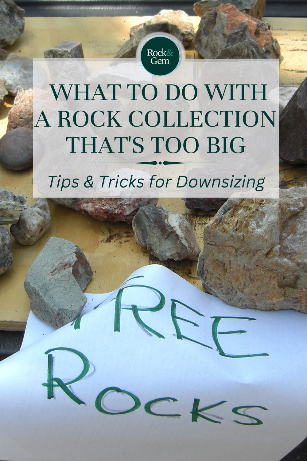 What to Do With a Rock Collection That’s Too Big