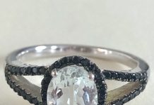 diamond alternative goshenite ring