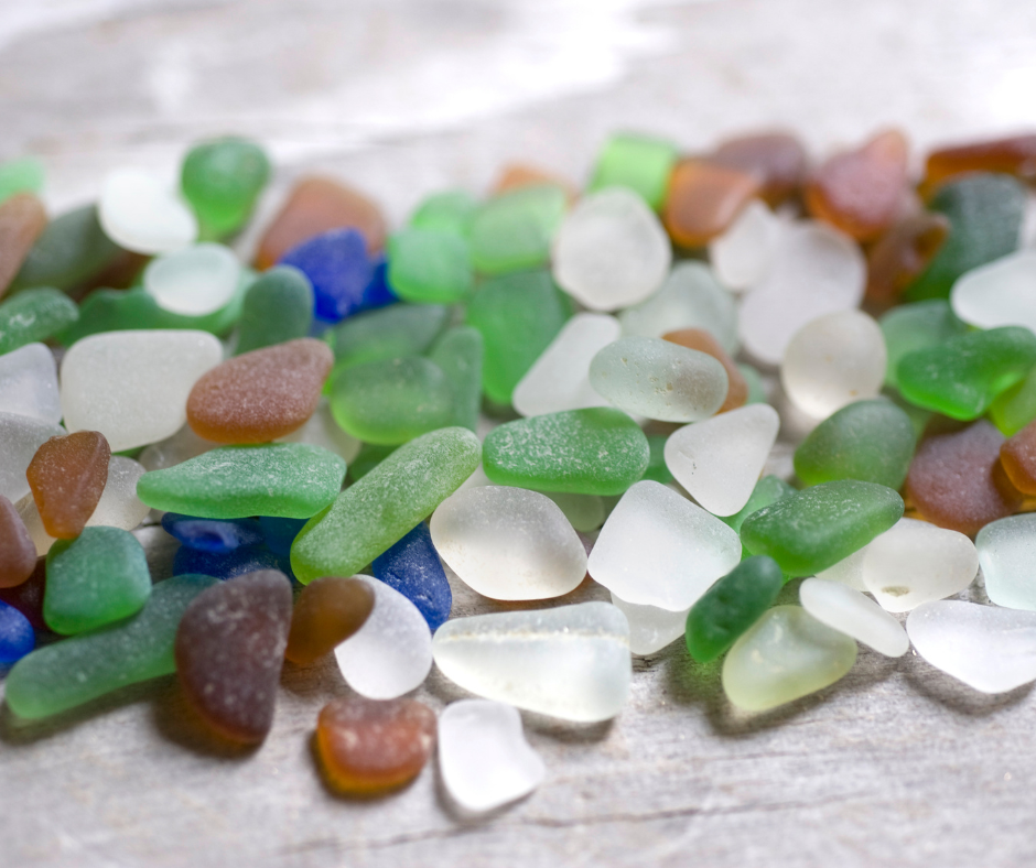 Genuine Sea Glass Necklace-clear Color Sea Glass-beach Glass