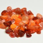 carnelian tumbled gemstones