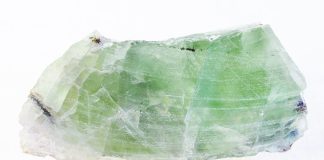 rough green beryl green stone