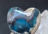 Needles Blue Agate: Slab & Cab Basics needles blue agate heart shaped cabochon
