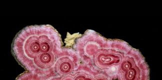 rhodochrosite slice