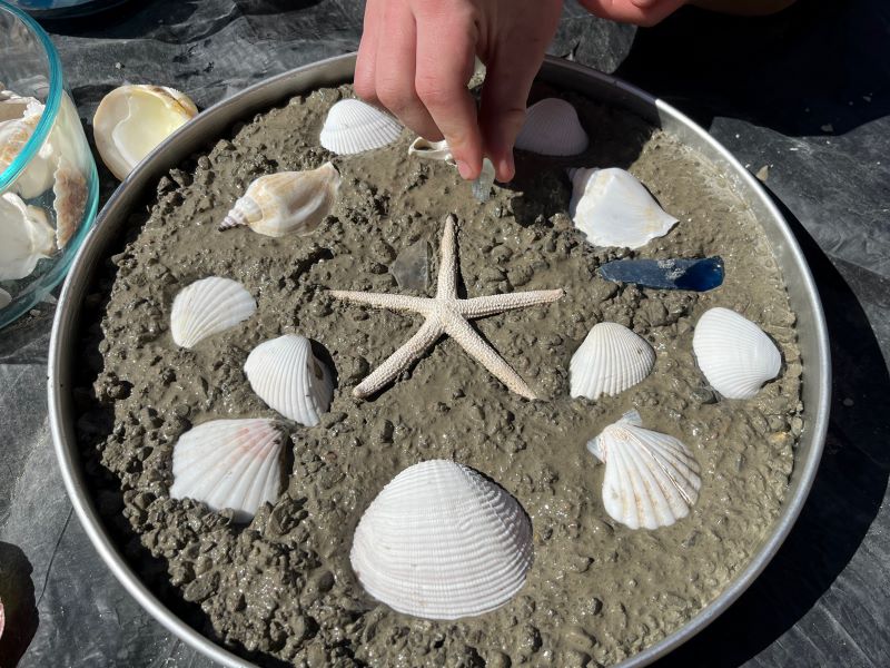 DIY: How to Make Garden Stepping Stones with Shells