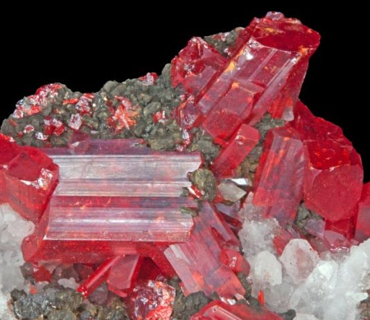 Meet Arsenic, the King of Poisons Red arsenic on matrix.