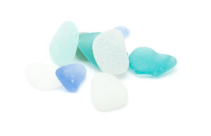 beach glass used for making jewelry