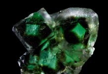 alien eye fluorite specimen