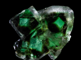 alien eye fluorite specimen