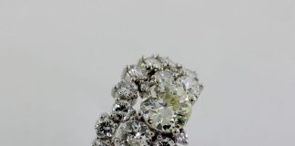 new ring made of heirloom jewelry pieces