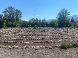 photo of the Redsun stone labyrinth