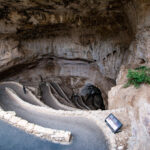 Entrance to Carlsbad Caverns National Park.