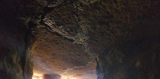 ampitheater areas in the widow jane mine