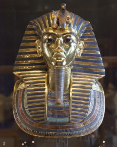 mask of tutankhamun is considered historic gemstone jewelry for kids