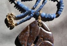 Top 5 Brown Gemstones & Minerals List carved chocolate opal necklace