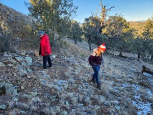 exploring while finding amethyst in the black range