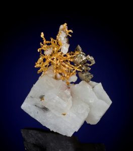 gold with pyrite